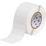 image of Brady THT-18-408-3 Die-Cut Printer Label Roll - 3 in x 1 in - Paper - White - B-408 - 35656