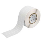 image of Brady THT-37-438-10 Die-Cut Printer Label Roll - 1.5 in x 1/2 in - Polyester - Silver - B-438 - 20890