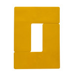 image of Brady Yellow Marking Tape - 4 in Width x 100 ft Length - 0.050 in Thick - 63965