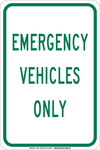 image of Brady B-555 Aluminum Rectangle White Parking Restriction, Permission & Information Sign - 12 in Width x 18 in Height - 129579
