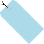image of Shipping Supply Light Blue 13 Point Cardstock Colored Tags - 13445