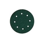 image of 3M Green Corps Green Corps Hookit Regalite 751U Coated Aluminum Oxide Green Hook & Loop Disc - Paper Backing - E Weight - 36 Grit - Very Coarse - 8 in Diameter - 00625