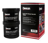 image of Devcon 5 Minute Filler Gray Putty 1 lb Tub - 10240