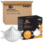 image of Ansell KleenGuard Particulate Respirator 3400, RA3415 54627 - Size Standard - White