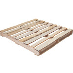 image of Natural Wood Recycled Pallet - 48 in x 48 in - 13047