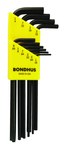 image of Bondhus ProGuard Long Arm Hey Key L-Wrench Set 12138