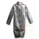 image of Chicago Protective Apparel Small Aluminized Para Aramid Blend Heat-Resistant Coat - 50 in Length - 603-AKV SM