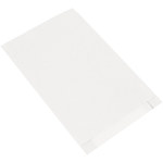 image of White Gusseted Merchandise Bags - 12 in x 18 in x 3 in - SHP-15655