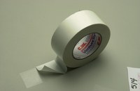 image of 3M Venture Tape 514CW White Bonding Tape - 56 in Width x Custom Length - 0.5 mil Thick - PET Liner - 96200