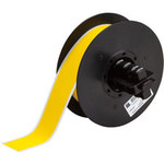 image of Brady ToughWash B30C-1125-855-YL Printer Label Roll - 1.125 in x 50 ft - Polyester - Yellow - B-855 - 89810