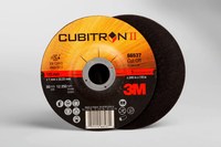 image of 3M Cubitron II COW Cutoff Wheel 66537 - Type 27 (Depressed Center) - 5 in - Ceramic Aluminum Oxide - 36 - Medium