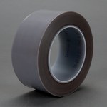 image of 3M 5481 Gray Slick Surface Tape - 1 in Width x 36 yd Length - 6.8 mil Thick - 16131