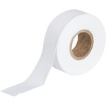 image of Brady White Flagging Tape - 1.18 in Width x 300 ft Length - 58342