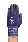 image of Ansell HyFlex FORTIX® 11-561 Grey/Dark Blue 12 Cut-Resistant Gloves - ANSI A3 Cut Resistance - Nitrile Palm & Fingers Coating - 210-285 mm Length - 15 ga Thick - 11561120