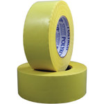 image of Polyken Berry Global 809 Yellow Polyethylene Film Masking Tape - 48 mm (1 7/8 in) Width x 55 m Length