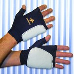 image of Impacto 52314 Large Suede Leather/Nylon Mechanic's Gloves - 52314210041