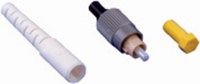 image of 3M 8200-W Hot Melt Jacketed Fiber Connector - FC Connector - 89062