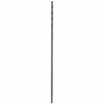 image of Bosch 1/8 in Extra Length Aircraft Drill Bit BL2635 - 6 in Overall Length - 4 in Twist Flute - Black Oxide