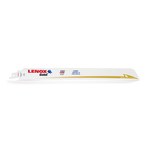 image of Lenox Gold Curved Extreme Metal Reciprocating Saw Blade 2110112114GR - 14 TPI - 1 in Width x 0.042 in Thick - Bi-Metal