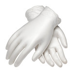 PIP Cleanteam 100-2824 Clear Large Disposable Cleanroom Gloves - Class 10 Rating - 9.4 in Length - 5 mil Thick - 100-2824/L