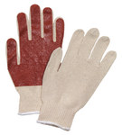 image of Honeywell NVC13A Red/White Cotton/Polyester Work Gloves - PVC Palm & Fingers Coating