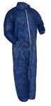 image of Epic Cleanroom Coveralls 210681-L - Size Large - Polypropylene - ISO Class 7 - Blue