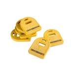 image of DBI-SALA i-Safe RFID Tag 9505842, 2 in x 2.7 in, Thermoplastic, Yellow - 10807