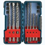 image of Bosch Bulldog SDS-plus Rotary Hammer Bit Set HCK001 - Carbide Tipped - SDS-Plus Shank