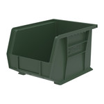 image of Akro-Mils Akrobin Earthsaver 50 lb Hunter Green Hanging / Stacking Storage Bin - 10 3/4 in Length - 8 1/4 in Width - 7 in Height - 1 Compartments - 30239RECY HUNTER GREEN