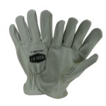 image of West Chester IronCat White Large Cowhide Welding Glove - Keystone Thumb - 9420/L