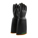 image of PIP NOVAX 0159-3-18 Black 10.5 Rubber Electrical Safety Gloves - 159-3-18/10.5