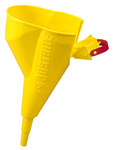 image of Justrite Polypropylene Funnel - 11 1/4 in Height - 697841-09511