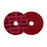 image of 3M Scotch-Brite PN-DH Precision Surface Conditioning Hook & Loop Disc 89219 - Precision Shaped Ceramic - 5 in - Medium