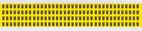 image of Brady 3400-U Letter Label - Black on Yellow - 1/4 in x 3/8 in - B-498 - 34031