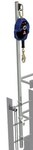 image of 3M DBI-SALA 6100568 Silver Galvanized Steel Fixed Ladder SRL Anchor Kit - 4 ft Length - 840779-19497