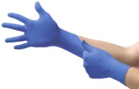 image of Microflex Cobalt Blue Medium Powder Free Disposable Gloves - 9 in Length - 4.7 mil Thick - N192