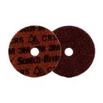 image of 3M Scotch-Brite PN-DH Precision Shaped Ceramic Brown Precision Surface Conditioning Hook & Loop Disc - Coarse - 4 in Diameter - 5/8 in Center Hole - 89228