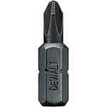 image of Dewalt IMPACT READY #2 Phillips Reduced Flextorq Power Bit DWA1PR2IRB - 1/4 in Shank - S2 Steel - 1 in Length - 34041