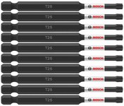 image of Bosch Impact Tough T25 Torx Power Bit ITT2535B - Alloy Steel - 3.5 in Length - 48375
