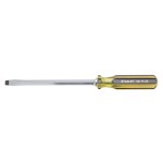 image of Stanley 3/8 in Slotted 100 Plus Screwdriver - Steel - 8 in - 08346
