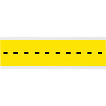 image of Brady 3440-DSH Punctuation Label - Black on Yellow - 7/8 in x 2 1/4 in - B-498 - 34437
