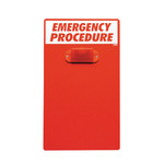 Brady Emergency Response Training Clipboard 45357 - 754476-45357