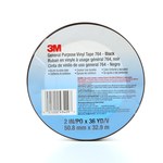image of 3M 764 Black Marking Tape - 2 in Width x 36 yd Length - 5 mil Thick - 43429