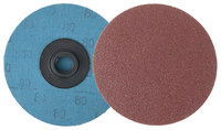 image of Weiler Quick Change Disc 60057 - 3 in - Aluminum Oxide - 80 - Medium