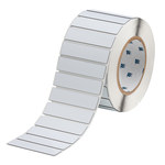 image of Brady THTEP-175-593-.5 Die-Cut Printer Label Roll - 3 in x 0.75 in - Polyester - White - B-593 - 64450
