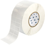 image of Brady THT-6-8591-10-WT Die-Cut Printer Label Roll - 1.5 in x 0.75 in - Polyester - White - B-8591 - 54835