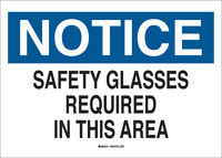 image of Brady B-555 Aluminum Rectangle White PPE Sign - 10 in Width x 7 in Height - 41192