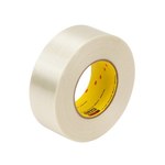 image of 3M Scotch 890RCT Clear Filament Strapping Tape - 60 mm Width x 55 m Length - 8 mil Thick - 71963
