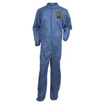 image of Kimberly-Clark Kleenguard Disposable General Purpose Coveralls A20 58503 - Size Large - Blue