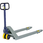 image of Shipping Supply Pallet Truck - 27 in x 36 in - Metal - Gray - 14016